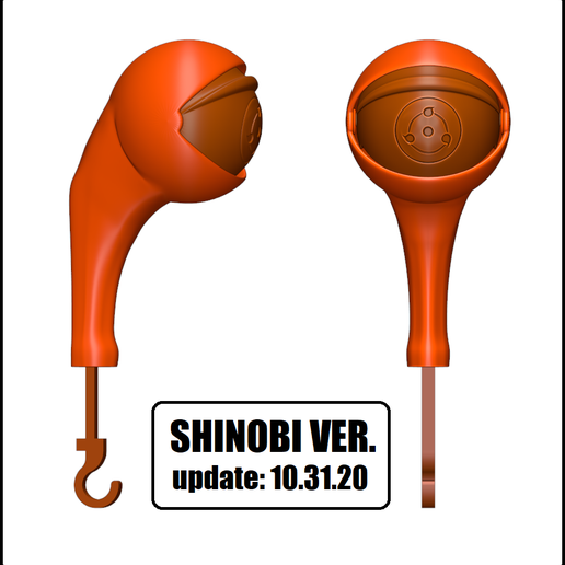 SHINOBI VER.png Download file WALL KEY HOLDER - EYE (ENTIRE COLLECTION) • 3D printer model, kendofuji