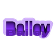 Bailey.stl 3D Nameplate STLs for US first names