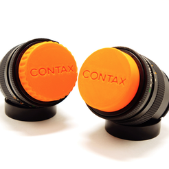 Capture_d_e_cran_2016-04-07_a__18.23.55.png Free STL file Rear lens cap for CONTAX / YASHIKA lens mount・Template to download and 3D print