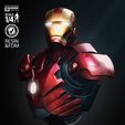 051124-WICKED-Ironman-Bust-Image-001.jpg Wicked Marvel Iron Man Bust Portrait Tested for 3D printing