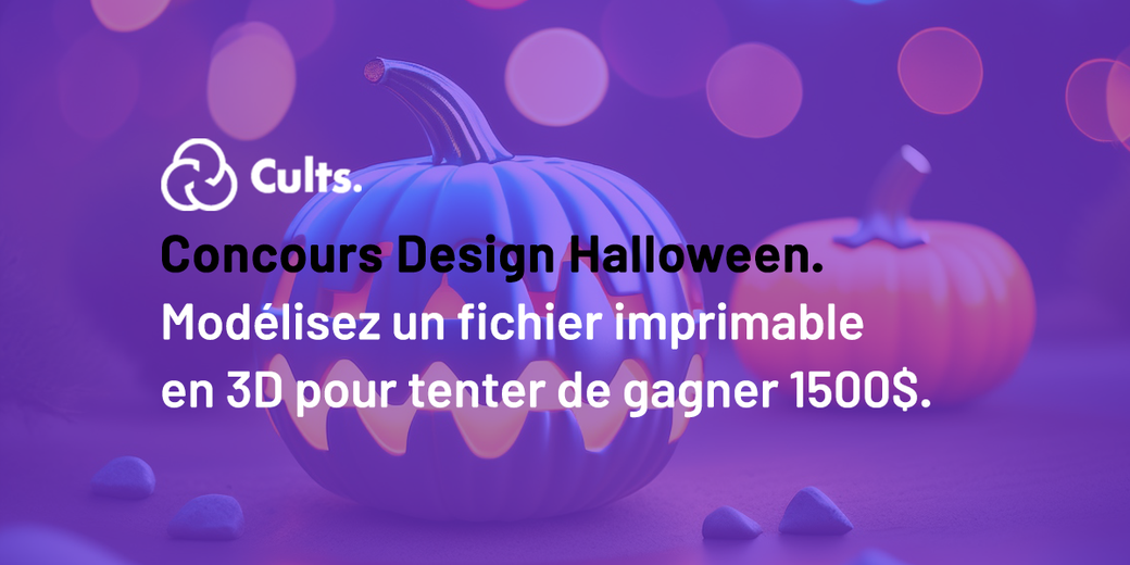 Le challenge du design et de l'impression 3D d'Halloween.