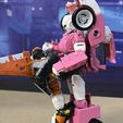 IMG_6591.jpg IDW1 Arcee head for Legacy Elita by Doomspoons