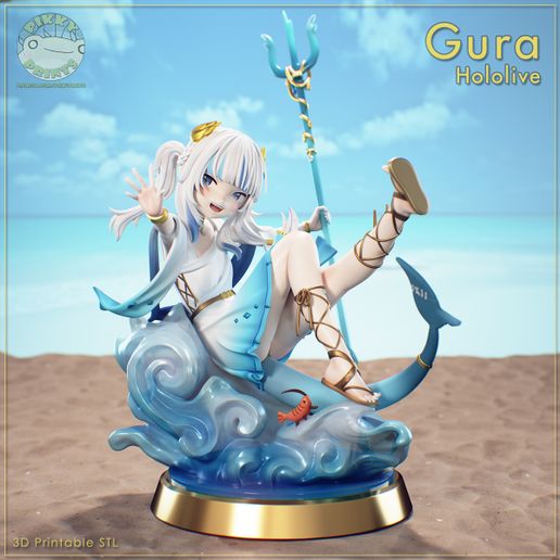 gawr gura sex doll 🦈 Gawr Gura NSFW STL Ready for 3D Printing・ 3D File for 3D printing・Cults main image 1