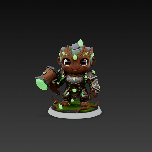 Guardian Golem - 3D Printable - STL