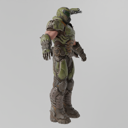 Renders0006.png Doom Slayer Lowpoly Rigged