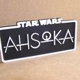 ahsoka-cartel-letrero-logotipo-pelicula-animacion-disney.jpg Star Wars Ahskoda. Poster, Sign, Signboard, Logo, Animation Movie Poster