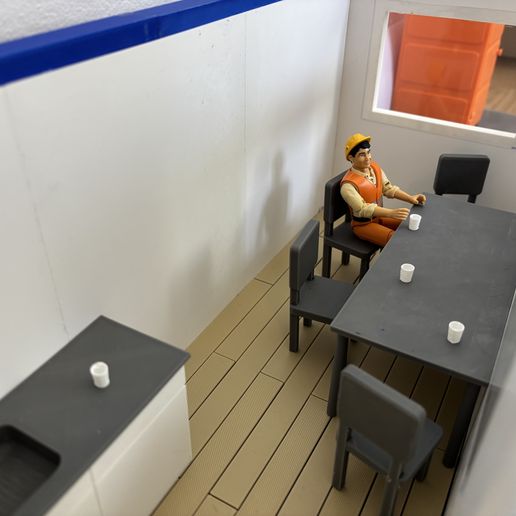 20ft-Container-breakroom.jpg Conjunto de cantina elevada / sala de descanso / contentor de escritório incluindo mobiliário e acessórios e escadas 1/14