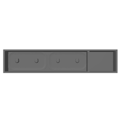 Oral-B-Toothbrush-Toothpaste-Holder.png STL file Oral B Toothbrush & Toothpaste Holder・3D printing idea to download