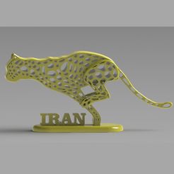 08.jpg Free 3D file Iranian cheetah・3D print model to download