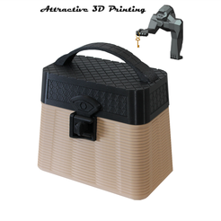 SAC-PAILLE-PNG.png STL file HANDBAG & TOILET BAG & PHARMACEUTICAL BOX...・3D printing design to download