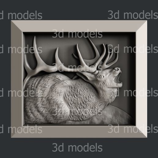 🦌 Deer・ STL File for 3D printing・Cults