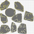 Gen7-Set.png Pokemon Cookie Cutters All Starters + Evolutions