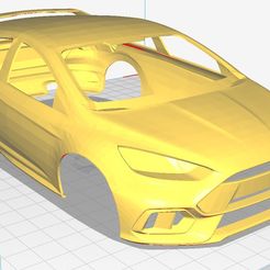Untitldwsed.jpg STL file 10TH SCALE FORD FOCUS RS・3D printing idea to download, ScaleAddiction