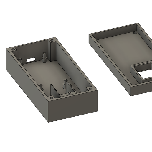RiggsCasa-NodeMCU-Fusion360 (1).png Node-MCU / ESP8266 & DHT22 / AM2301 Heavy Duty BOX