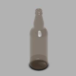 butelka.PNG STL-Datei Bierflasche・Modell zum Herunterladen und 3D-Drucken