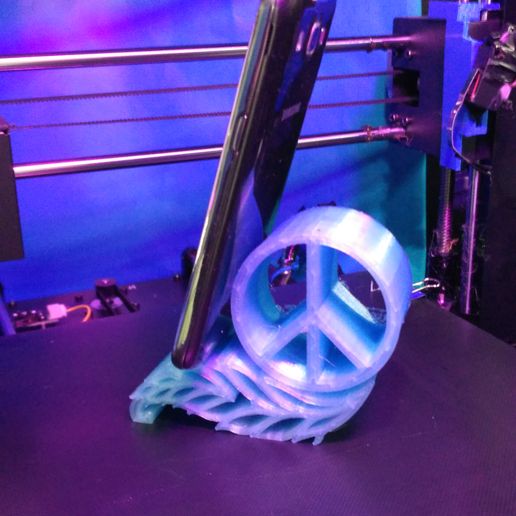 Peace Phone stand 3D model