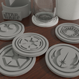 starwars20001.png ▪ KIT 12 COASTERS 🥤 STAR WARS 🌟 (CHARACTERS + FACTIONS) ⚡ CUSTOM CASE 🌟