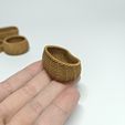 IMG_20240503_123517.jpg 1/12 Scale Wicker Basket Set STL (Set of 5 Miniature Basket) for Dollhouses and Miniature Projects  (commercial license)