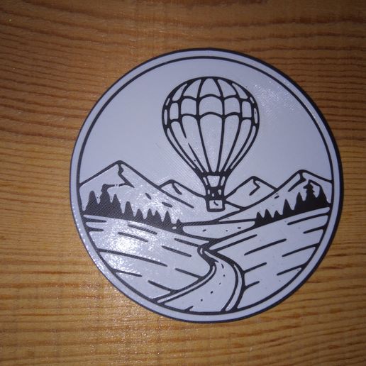 Balloon in the sky– Coaster No.017 (1mm Master Standard)