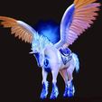 04.jpg DOWNLOAD PEGASUS 3d model - animated for blender-fbx-unity-maya-unreal-c4d-3ds max - 3D printing HORSE Clydesdale PEGASUS - GARDEN - POKÉMON - FANTASY