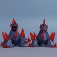 gigalith-cults-render.jpg Pokemon - Roggenrola, Boldore and Gigalith  with 2 poses