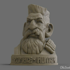 ZH16_3.png Free STL file ZombieHunter2016・3D printable model to download, Sculptor