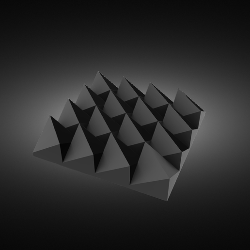 Acoustic panel 3D model
