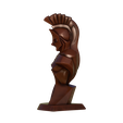 Spartan-Bust-right.png Busto de guerreiro espartano abstrato