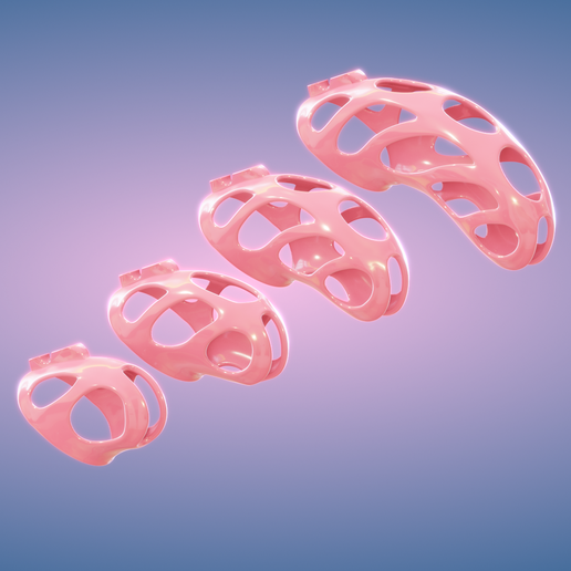 Render-05.png CHASTITY CAGE -- HOLEY EDITION