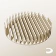 ARR96-20.jpg ARR96-20 Rack With Louvers | Sloted Rack for Modular Stacking Storage Boxes | Printable Objects - Infinite Containers | stl file for 3d printing