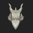 01.png Dragon Skull - Medieval Fantasy Fossile Printable STL