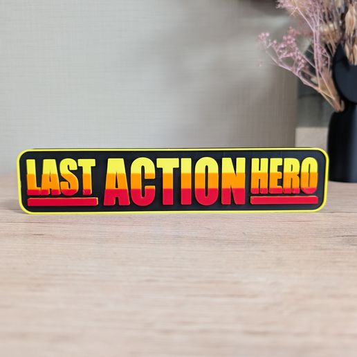 Last Action Hero logo design