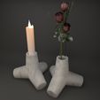 1.jpg Glass and candle holder
