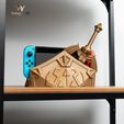 Zelda-Switch-Dock-Gold-Photo-3.jpg Legendary Switch Stand - Print in Place