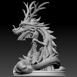 Preview11.jpg Shang Chi and Dragon Diorama - Marvel 3D print model