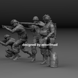 sol.35.png WW2 PACK 4 AMERICAN PARATROOPER SOLDIERS ACTION V2
