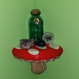 Mushroom-Corner-Pic1.png Toadstool Wall Shelf and Corner Shelves Cottagecore Fungi Mushroom Decor