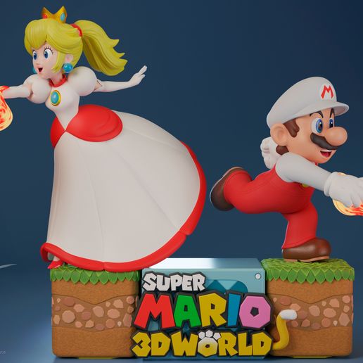 11.jpg Princesa Peach - STL 3D Print Figure