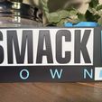 IMG_4111.jpg WWF Smackdown Stehendes Zeichen/Plakette