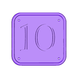10.stl House number , house number , 10
