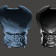 9a.png Bionic Predator Cyborg Biomask helmet mask armor- ULTRA DETAIL cosplay size 2 versions Hi-Poly STL for 3D printing