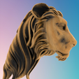 2.png Lion Head 5 ,3D MODEL STL FILE FOR CNC ROUTER LASER & 3D PRINTER