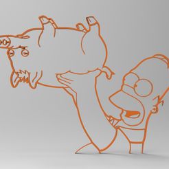 Homer-Porco-Aranha.84.jpg Homer Simpson Spider Pig