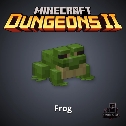 Frog - Minecraft Dungeons | 3D Print STL Creature Figure Replica