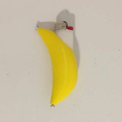bananaholder.jpg Banana Bic Lighter Holder