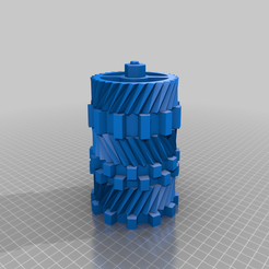 Complete.png Fichier STL Porte-stylo Gear・Modèle imprimable en 3D à télécharger