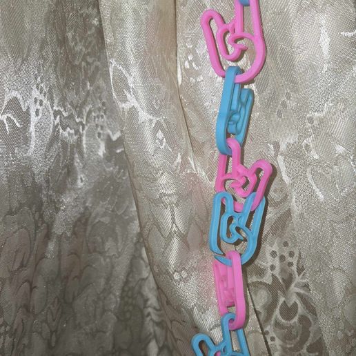 Rock On Hand Chain Link 3D model