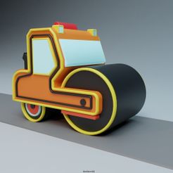 3.jpg Fichier STL gratuit Rouleau d'asphalte・Modèle à télécharger et à imprimer en 3D, AlexStormND