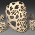 Polygon_Mask_-_Voronoi_display_large.jpg Fichier STL gratuit Masque Polygone - Style Voronoi・Design pour impression 3D à télécharger