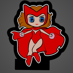 Screenshot_3.png Fichier 3D Luminaires Scarlet Witch Wanda・Objet pour imprimante 3D à télécharger